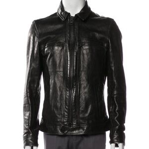 All Saints Black Leather Jacket